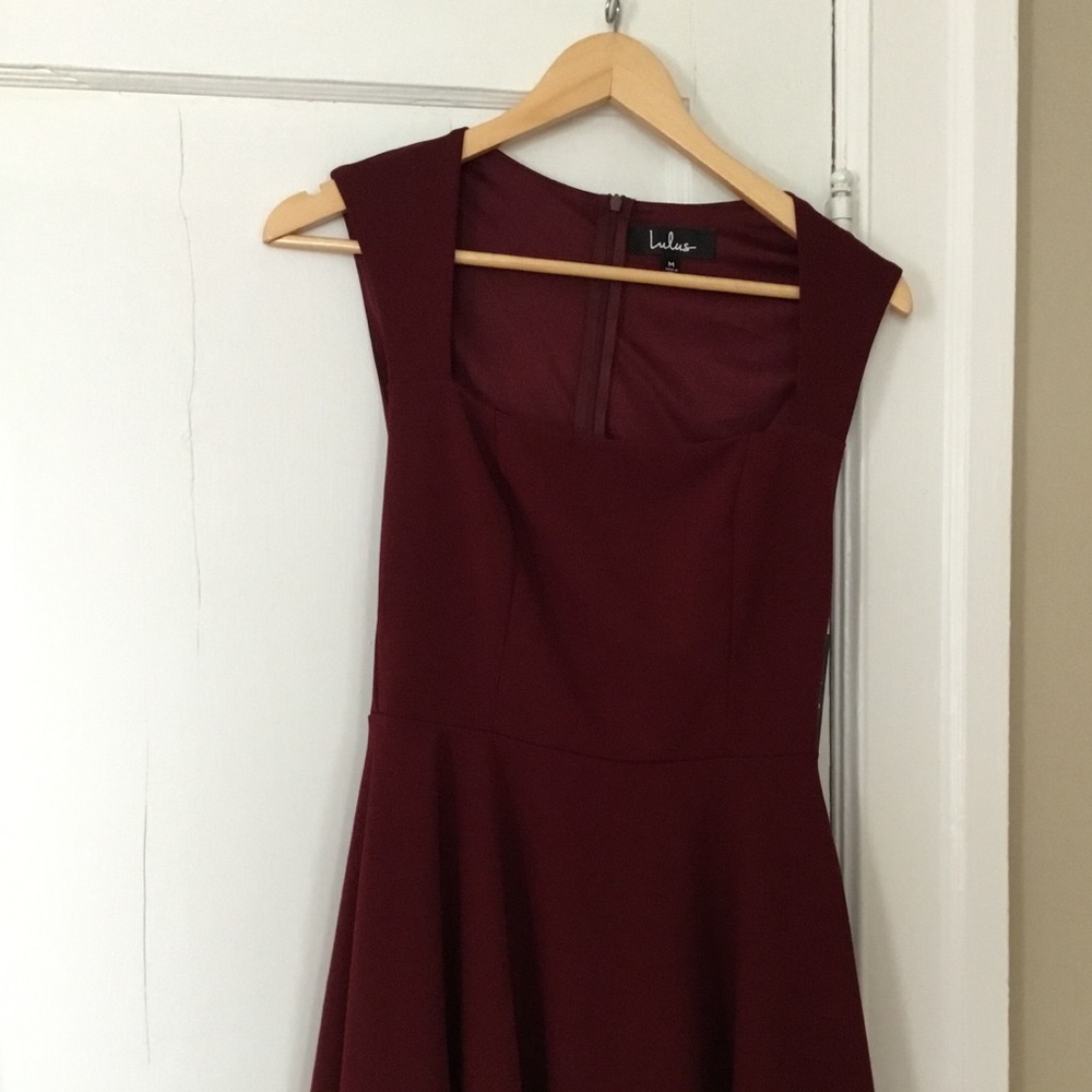 Lulus Burgundy Dress NWT